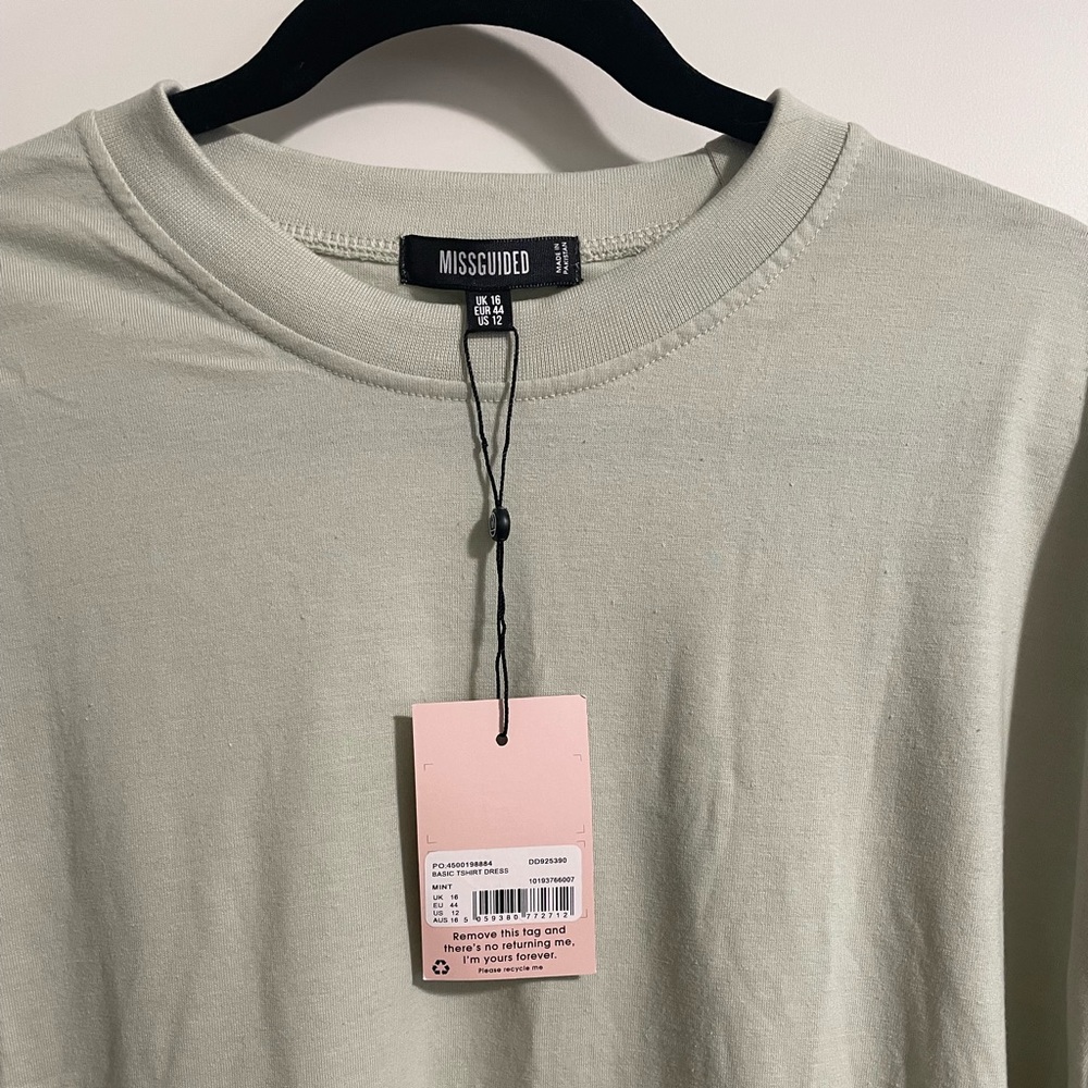 T shirt dress Missguided